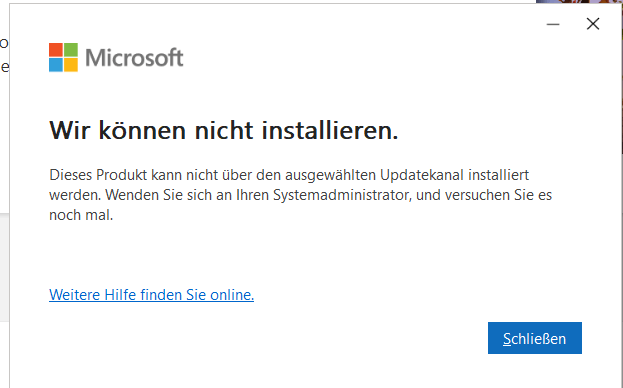 Office Home and Student 2021 kann nicht installiert werden. - Microsoft  Community