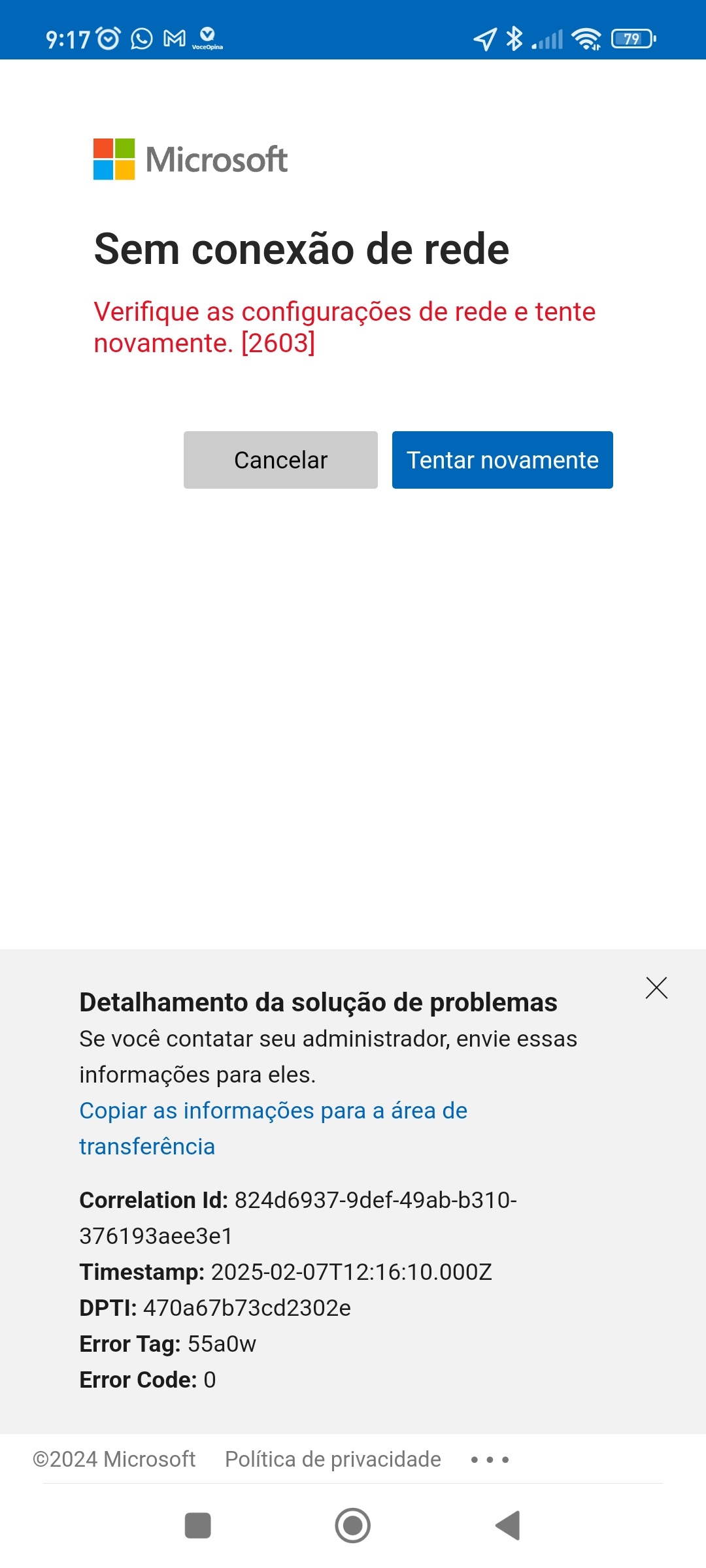 Ajuda para entrar no outlook hotmail pelo celular microsoft community