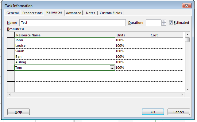 MS Project - Sorting Resources Alphabetically - Microsoft Community