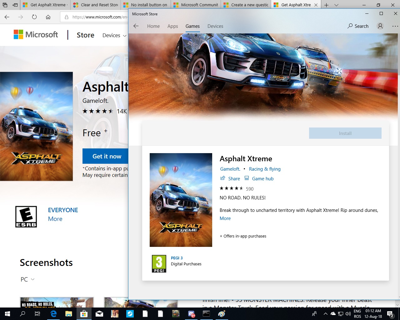 I Can T Download Asphalt Xtreme - Microsoft Community