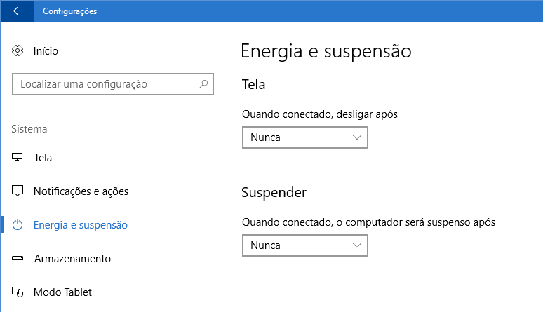 Erro Ao Desligar Windows 10 Build 15063 Não Há Opções De Energia 3139