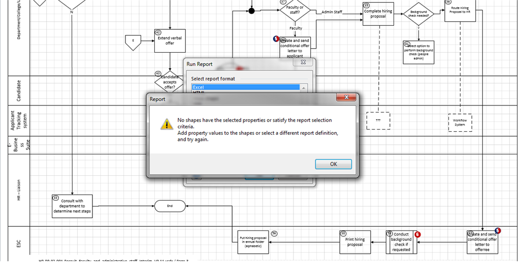 VISIO 2013 Shape Report Not Recognizing Shapes - Microsoft
