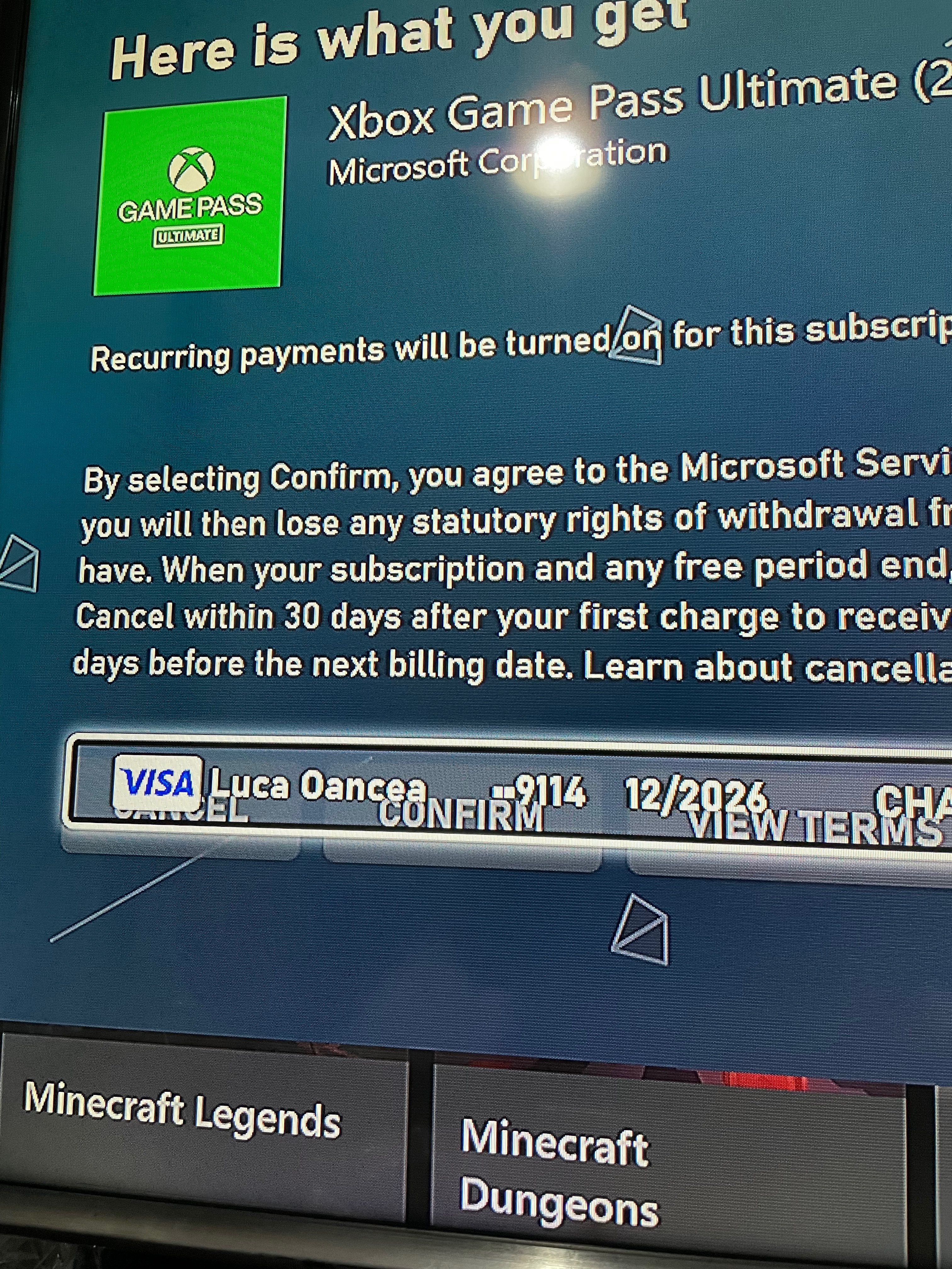 Xbox game pass refund - Microsoft Community