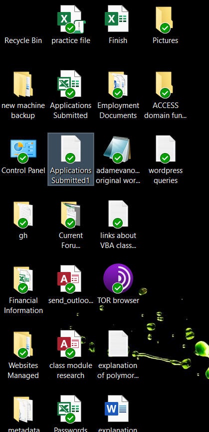 Green Check Marks On Desktop Icons - vrogue.co