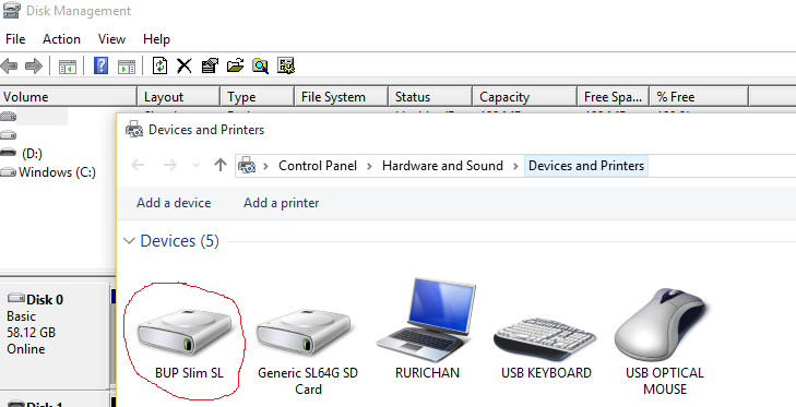 Seagate Backup Plus Slim 2tb Usb 3 0 Shows Up In Connected Devices But Microsoft Community