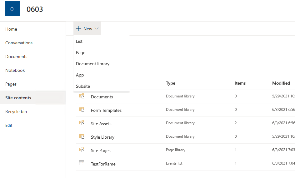 Add event list web part in the SharePoint Modern Page without page ...