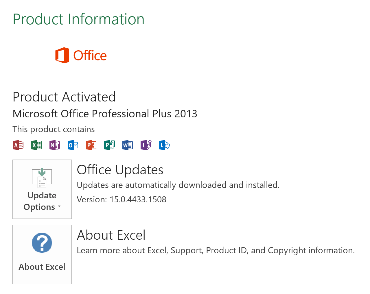 Unable to update MS Office Professional Plus 2013 after transferring -  Microsoft Community