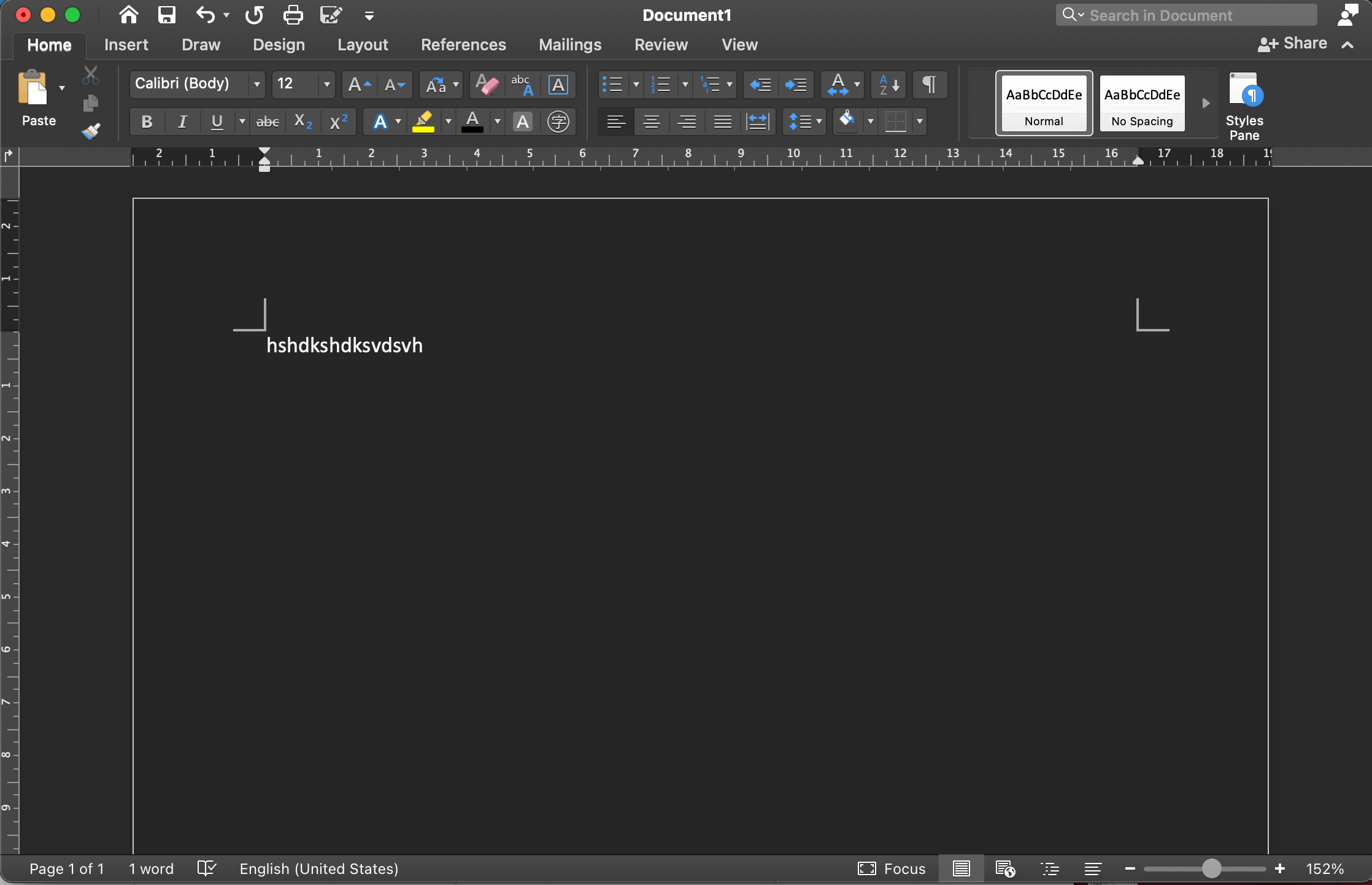 Window of Microsoft Word is blank on MacBook Air M25 25
