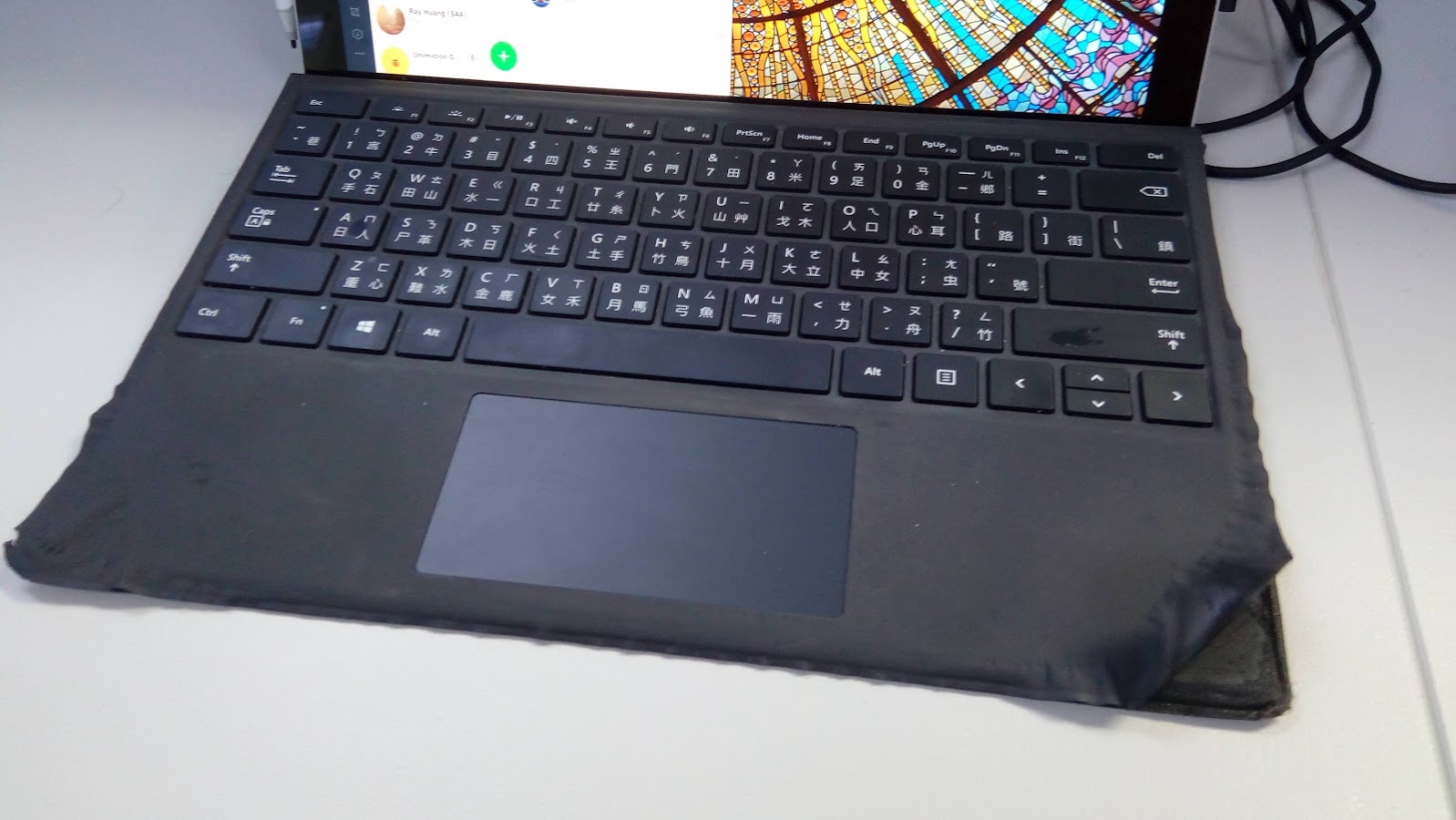 Surface Pro 4 Type Cover Fabric Detaching Microsoft Community