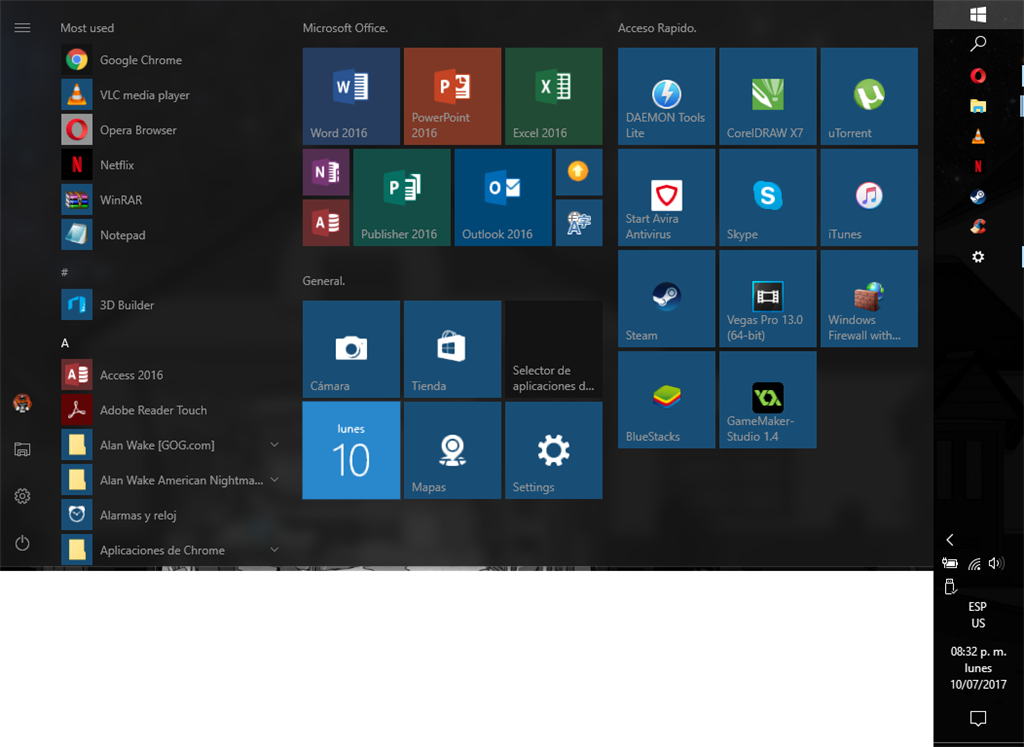 Windows 10: Taskbar problem. (Color makes it difficult to ...