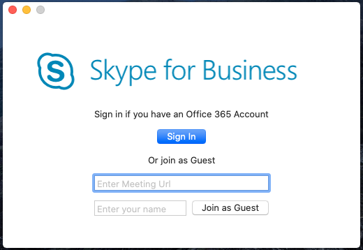 Skype for business mac showing network error codes
