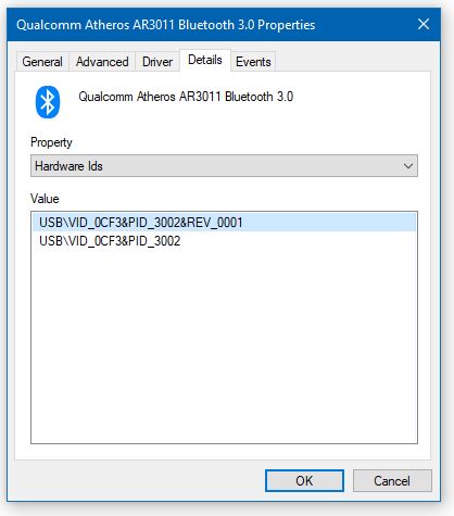 Qualcomm Atheros Bluetooth Driver Windows 10