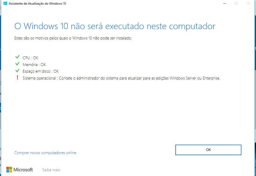 Contate O Administrador Do Sistema Para Atualizar Para As Edições Microsoft Community 1446