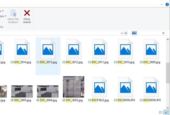 OneDrive Not Displaying Images Preview (thumbnails) After Search ...