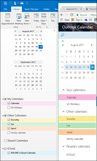 Sync iCloud Calendar to Outlook Calendar online Microsoft Community