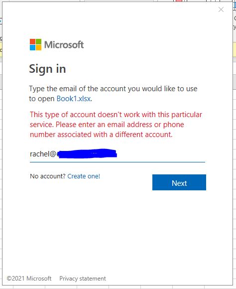 Unable to log into Microsoft with work email - Microsoft Community