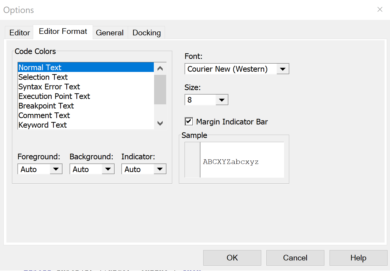 VBA Editor for Excel, Font Size Change Dialog is Broken - Microsoft