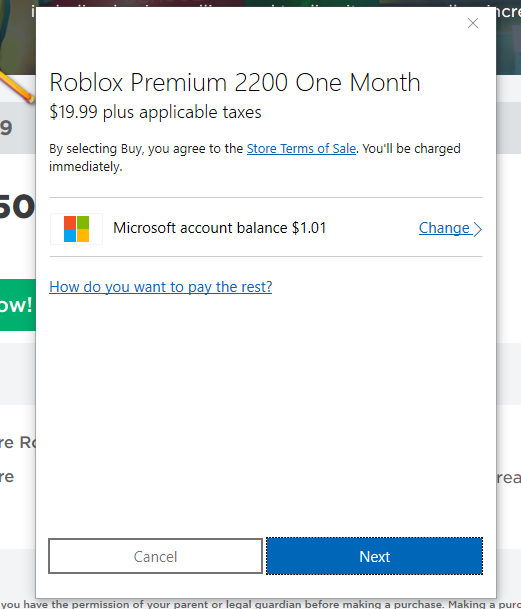 Incorrect Microsoft Balance Is Showed When Child Trys To Purchase Microsoft Community - roblox billing api