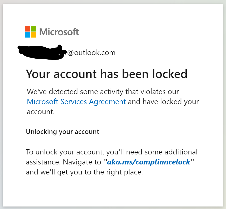 Why is Microsoft locked?