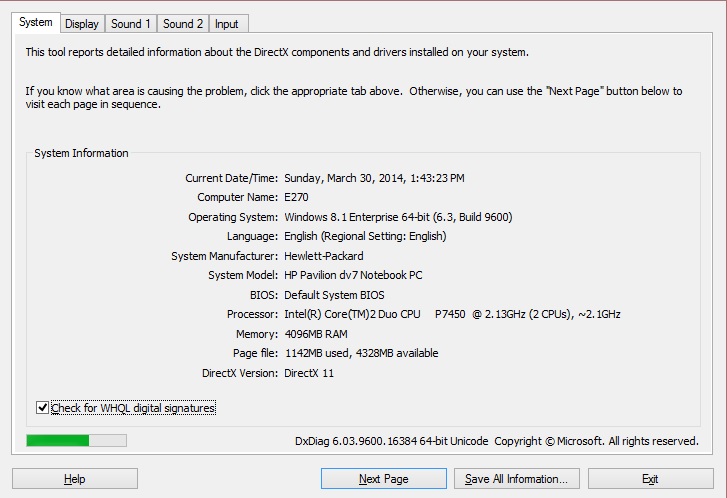 Ms settings display