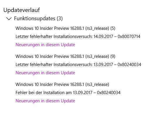 Update insider program von rel. 16281