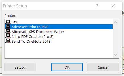 Excel Export to PDF: Errors after Win 10 Update - Microsoft Community