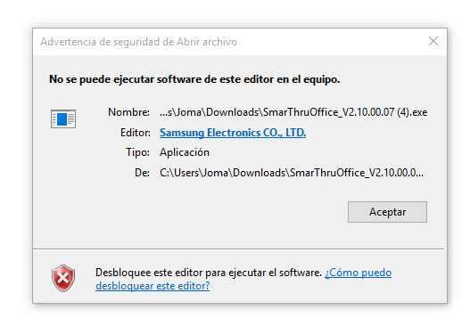 Windows 10 no me deja descargar archivos