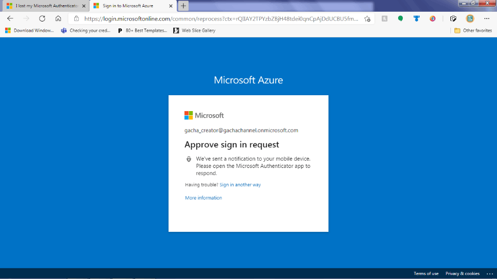 i lost my microsoft authenticator app