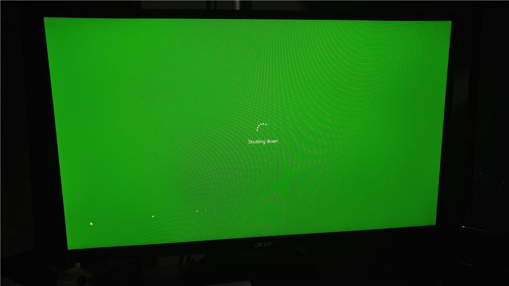 BSOD turned into Green Restart Screen - Microsoft Community