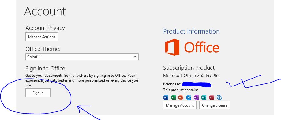 How can I sign in only to Outlook and not to all office 365 - Microsoft  Community