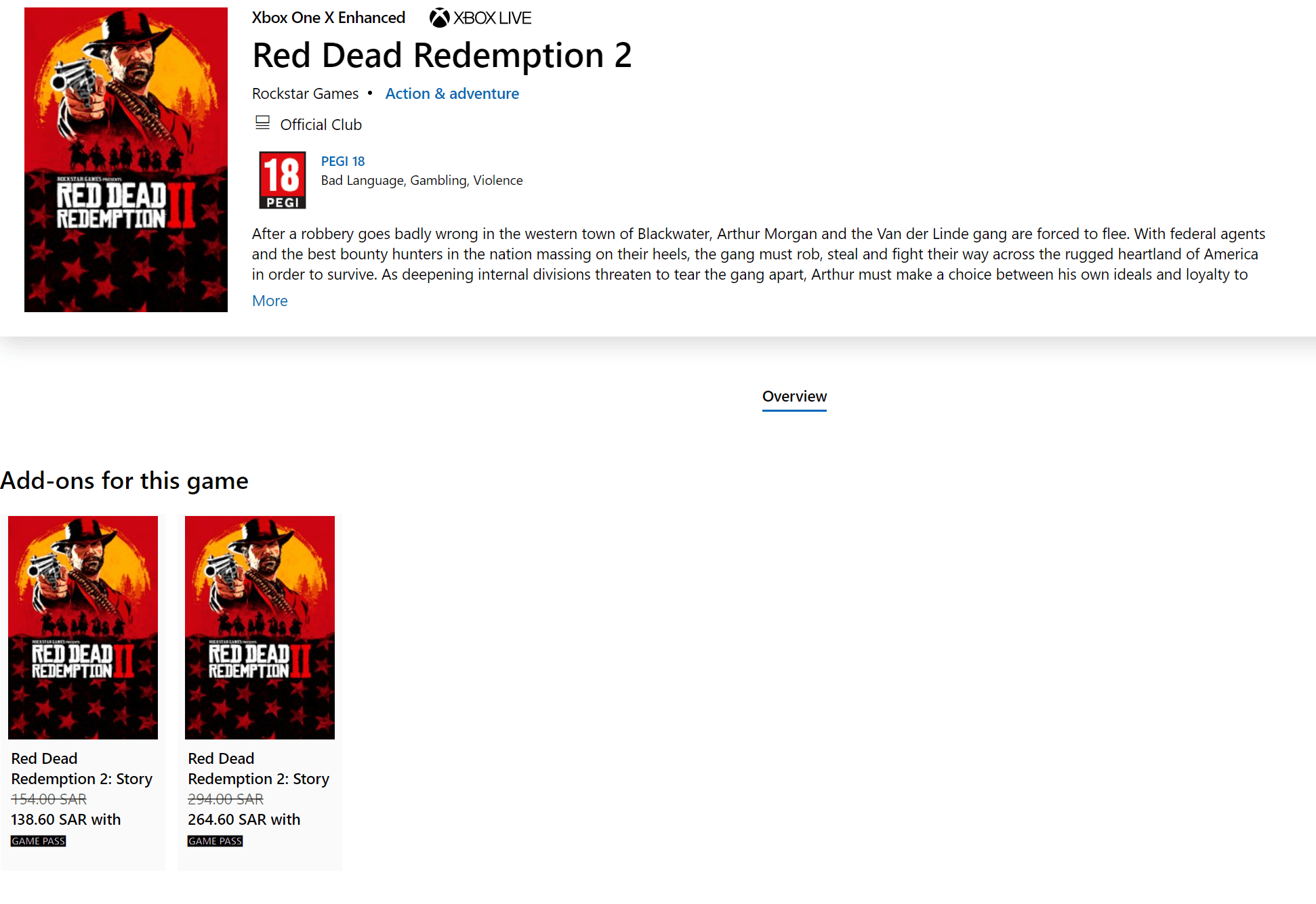 Red Dead Redemption gets Xbox One X support