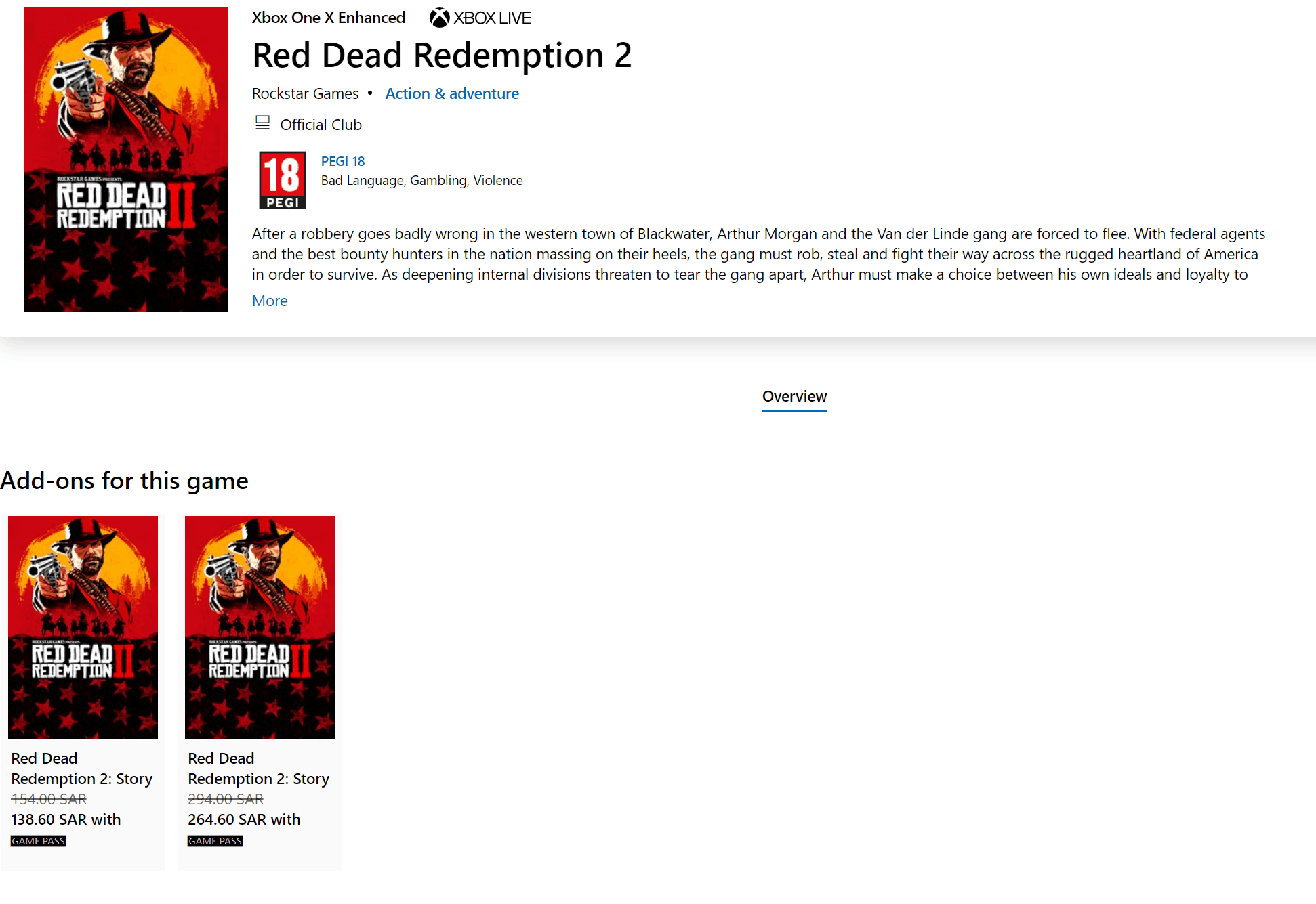 Red dead 2 microsoft 2024 store