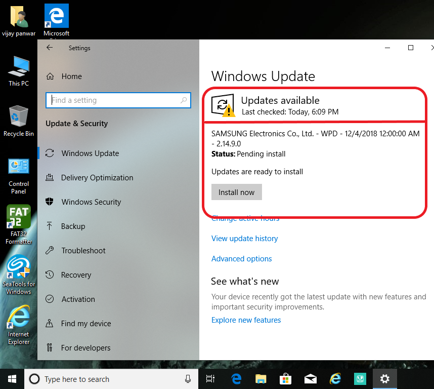 samsung update windows 10 download