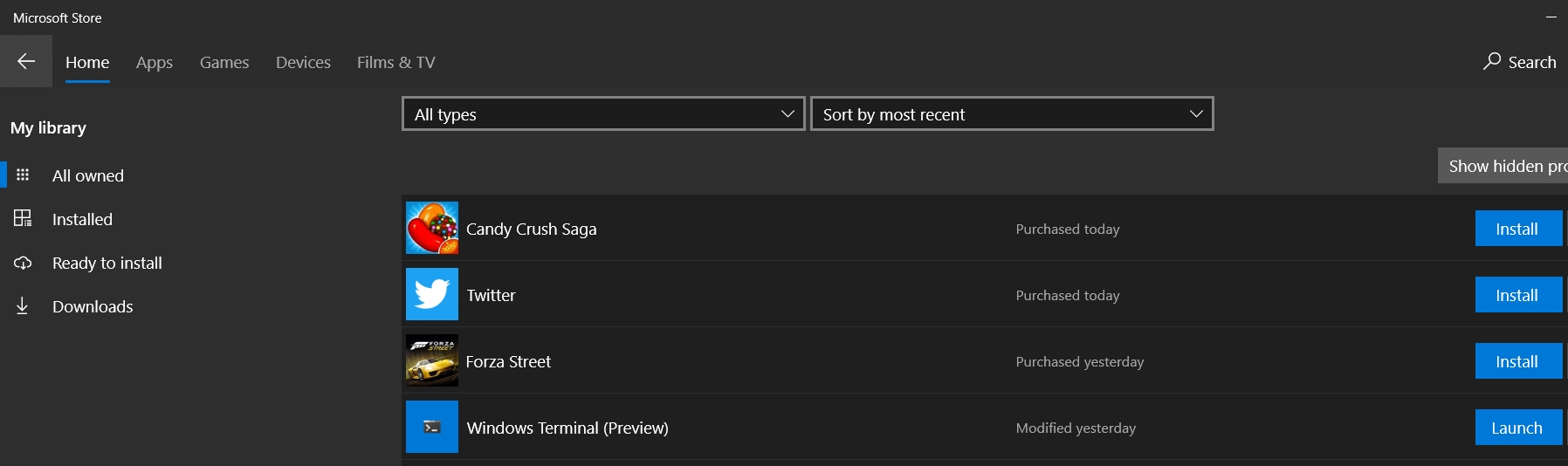 microsoft store share games