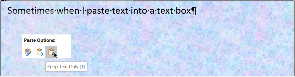 Make the background of a text box invisible - Microsoft Support