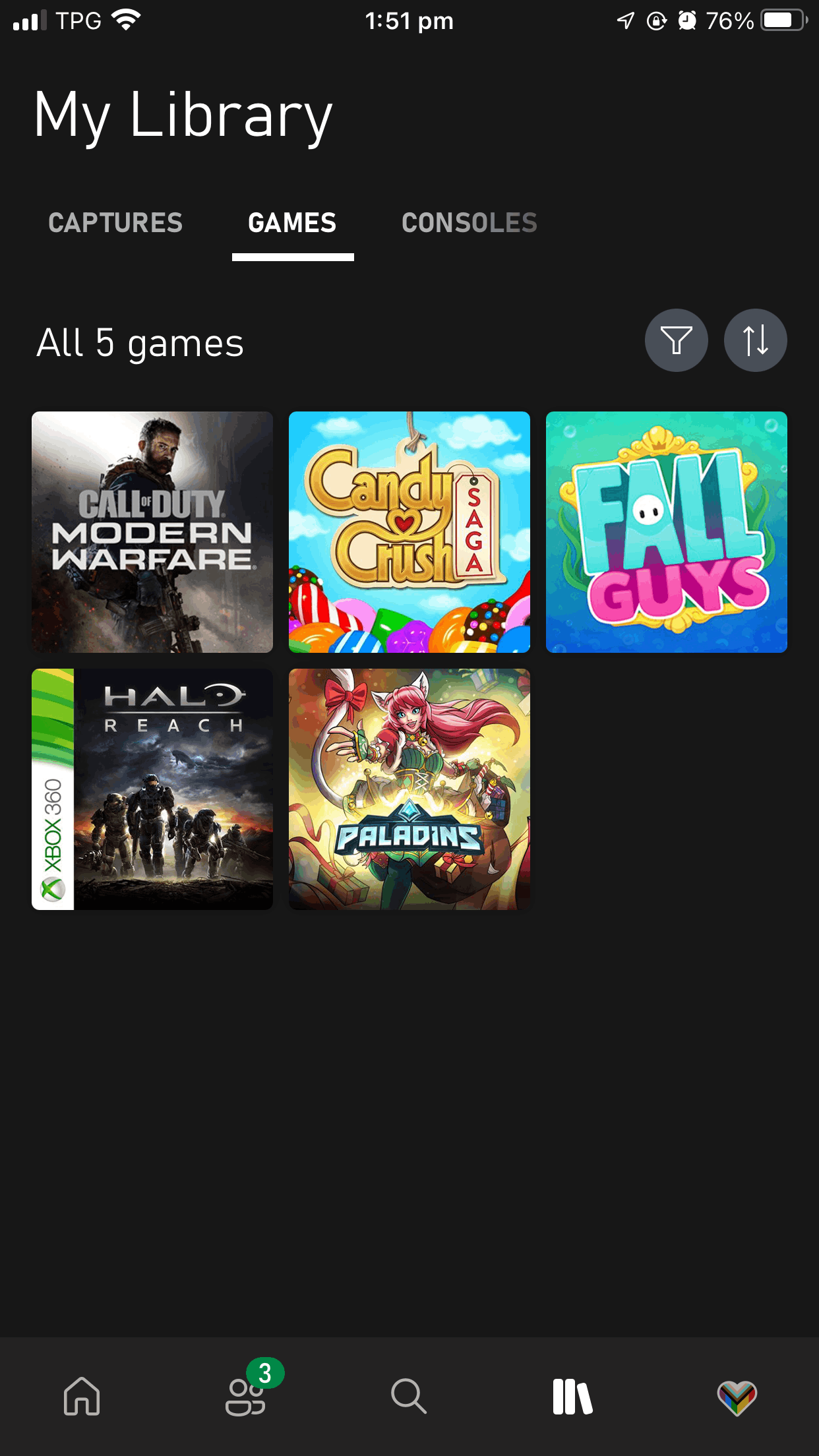 Candy Crush Saga suddenly appeared on my Xbox Games Library though