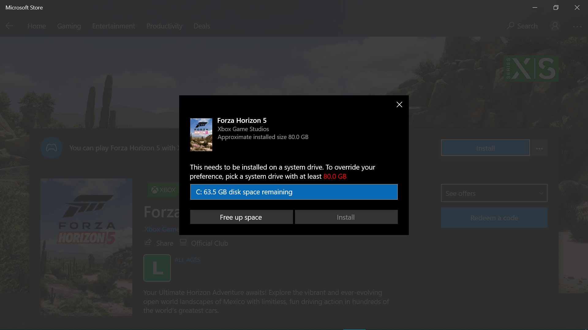Não consigo selecionar o HD secundário para instalar jogos pelo App -  Microsoft Community