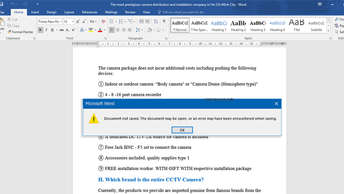 Why Cannot Save Word Doc As PDF File? - Microsoft Community