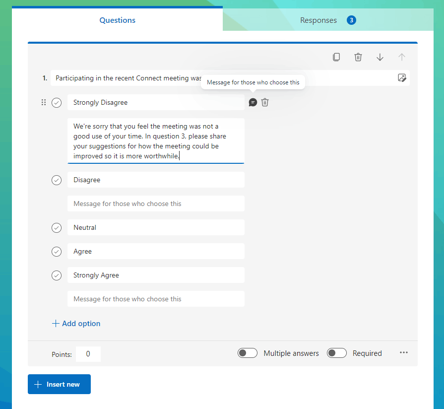 Microsoft Forms -- 