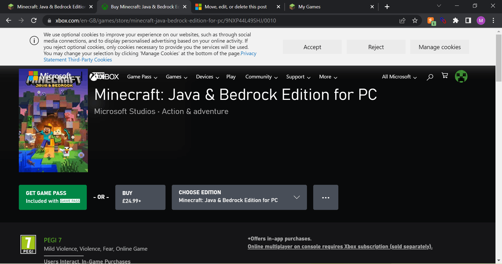 Wait what? Because you own java you'll get bedrock as a bonus