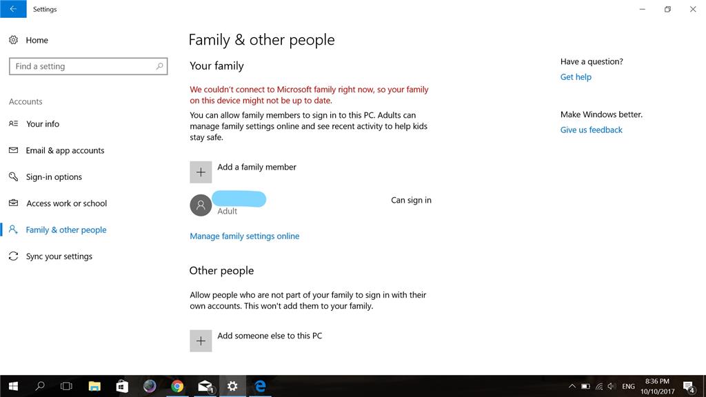 Family microsoft