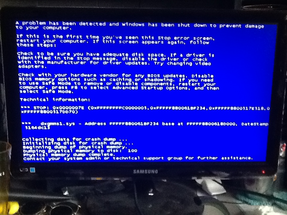 Blue screen of death due to graphic problem while playing games - Microsoft  Community