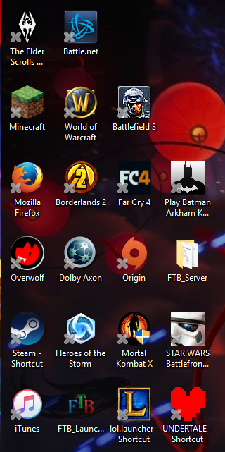 Desktop Icons Have Symbols On Them Microsoft Community