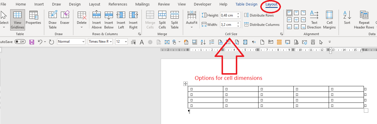 Setting Table Row Heights Microsoft Community