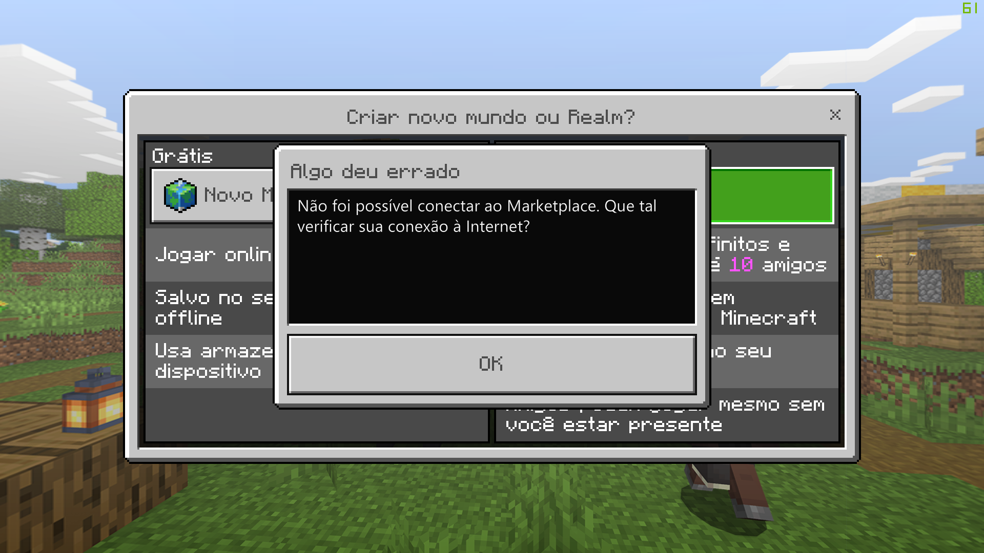 Não consigo entrar em um Realms no Minecraft[Translation-I can't get -  Microsoft Community