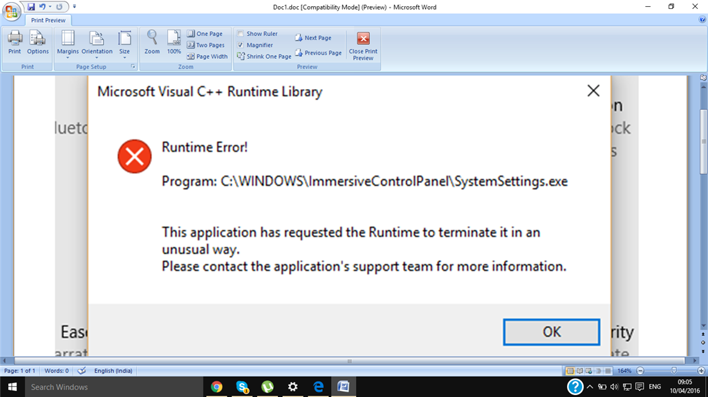 Microsoft Visual C Runtime Library Error Microsoft Community
