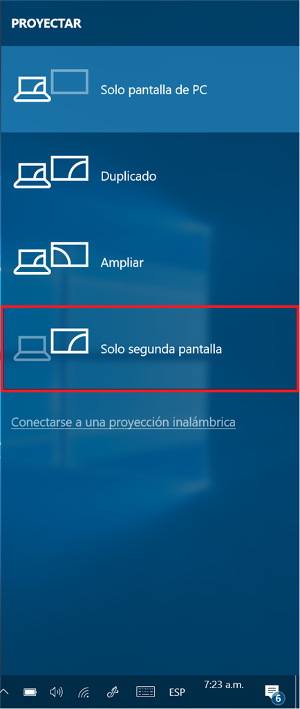 Windows 10 - Segunda pantalla no se ve mi escritorio y necesito - Microsoft  Community