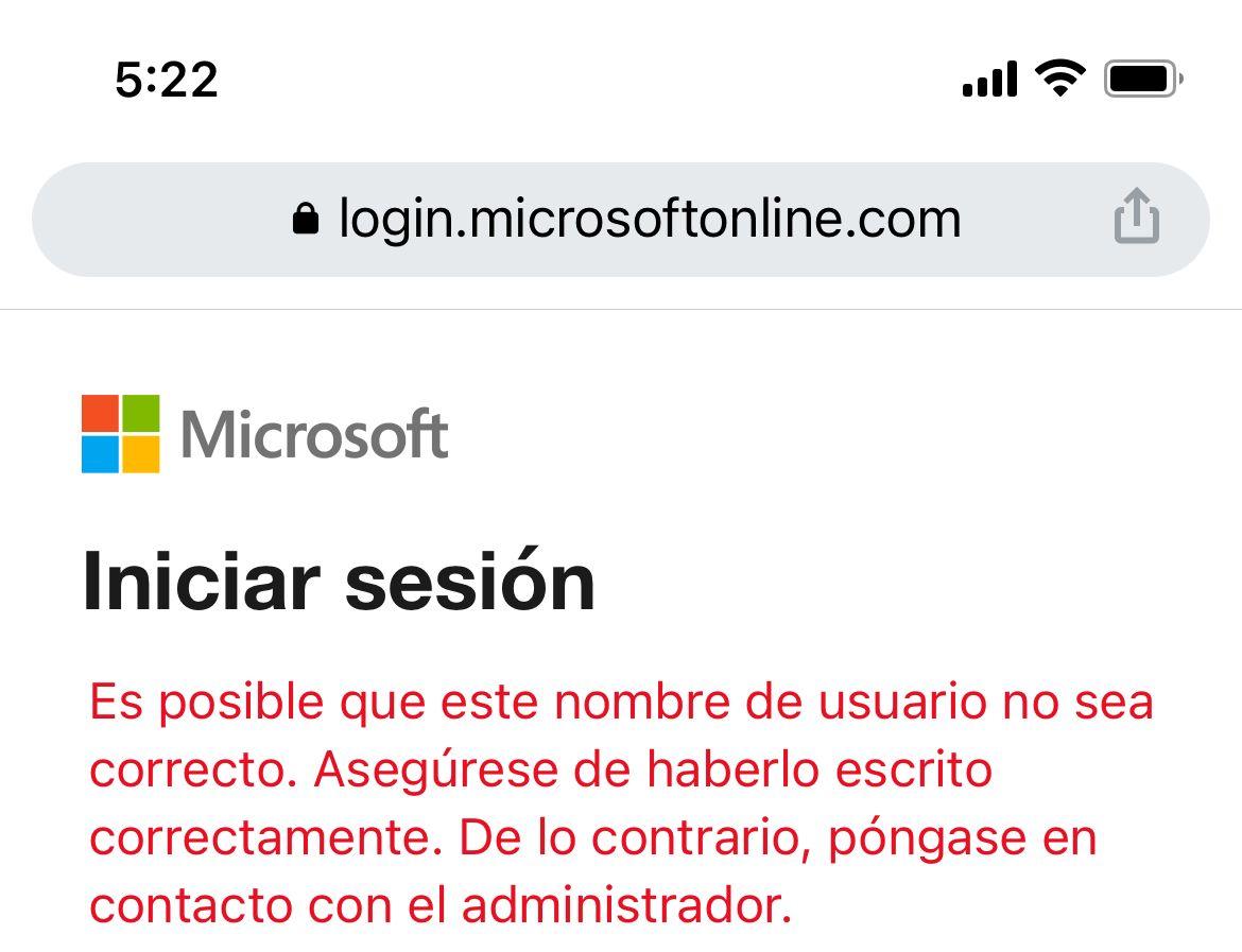 No puedo iniciar sesion en office 365 con la cuenta administrador -  Microsoft Community