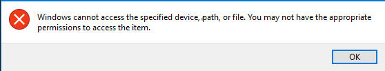 Windows 10 Refusing to run EXE's (Permission Error) - Microsoft Community