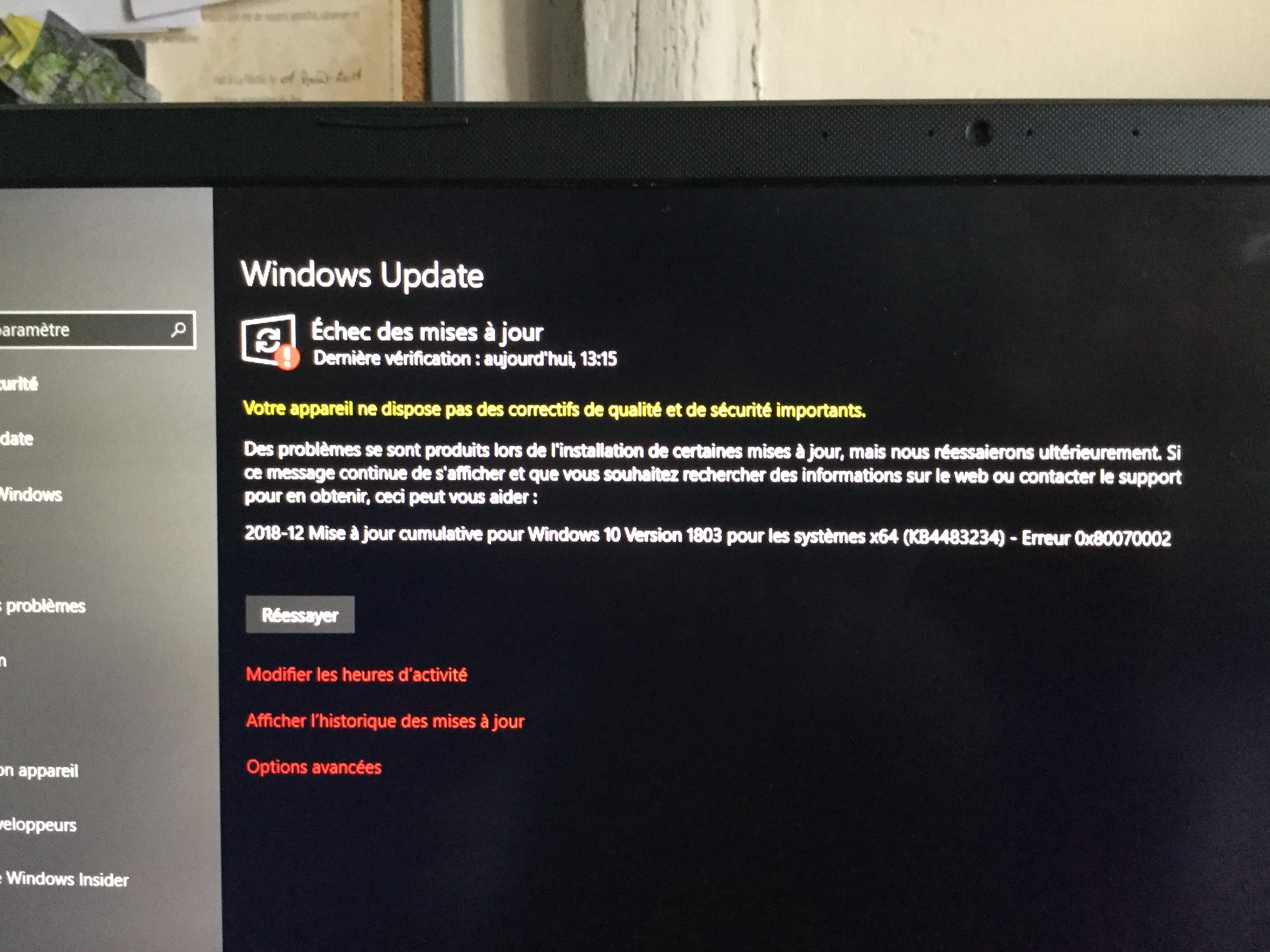 Erreur De Mise à Jour Windows 10 Microsoft Community 6119